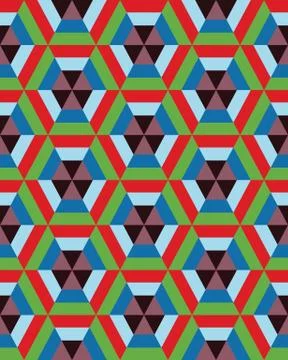 Seamless geometric pattern Stock Illustration