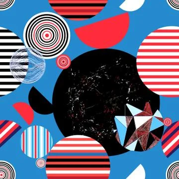 Seamless geometric pattern Stock Illustration