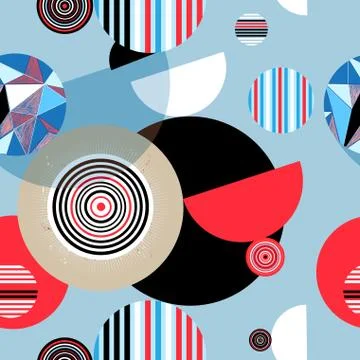 Seamless geometric pattern Stock Illustration