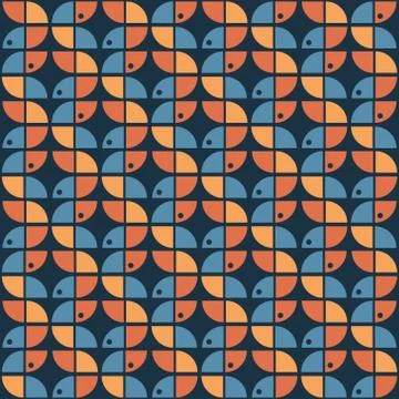 Seamless geometric pattern Stock Illustration