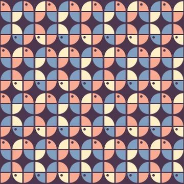 Seamless geometric pattern Stock Illustration