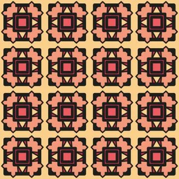 Seamless geometric pattern Stock Illustration