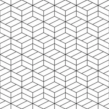 Seamless geometric pattern Stock Illustration