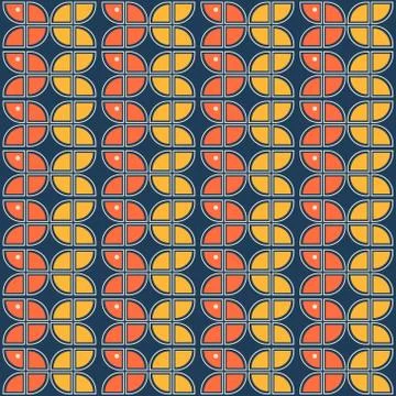 Seamless geometric pattern Stock Illustration