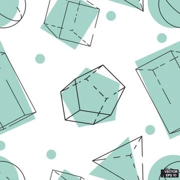 Seamless geometric pattern Stockillustratie