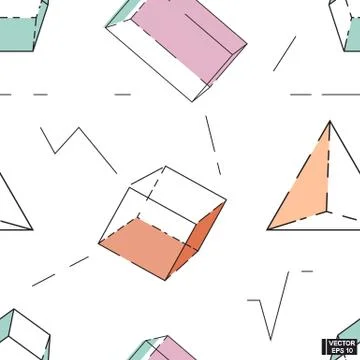 Seamless geometric pattern Stockillustratie