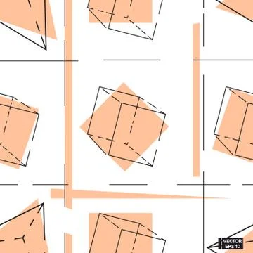 Seamless geometric pattern Иллюстрация