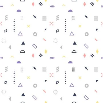 Seamless geometric pattern Stock Illustration