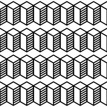 Seamless geometric pattern Stock Illustration