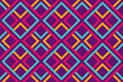 Seamless Geometric Pattern Stock Illustration