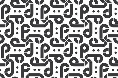Seamless Geometric Pattern Stock Illustration