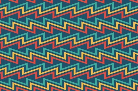 Seamless Geometric Pattern Stock Illustration