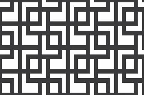 Seamless Geometric Pattern Stock Illustration