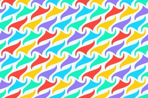 Seamless Geometric Pattern Stock Illustration