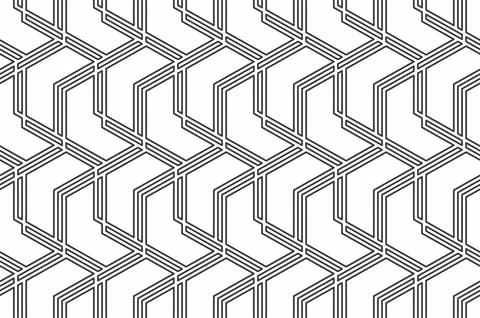 Seamless Geometric Pattern Stock Illustration