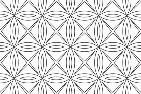 Seamless Geometric Pattern Stock Illustration