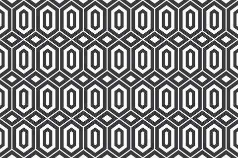 Seamless Geometric Pattern Stock Illustration