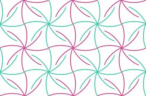 Seamless Geometric Pattern Stock Illustration