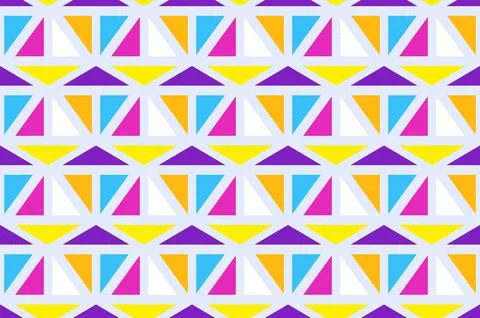 Seamless Geometric Pattern Stock Illustration