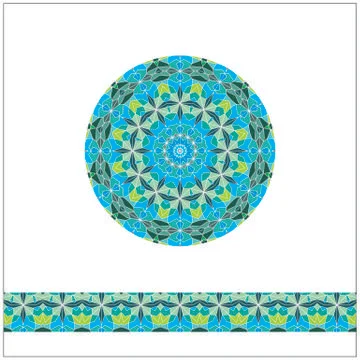Seamless geometric pattern illustration Stock-Illustration
