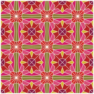 Seamless geometric pattern illustration Stock Illustration