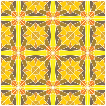 Seamless geometric pattern illustration Stock Illustration