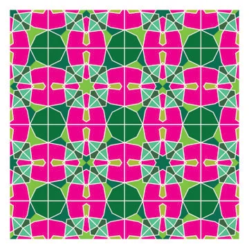 Seamless geometric pattern illustration Stock Illustration