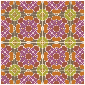 Seamless geometric pattern illustration Illustrazione stock