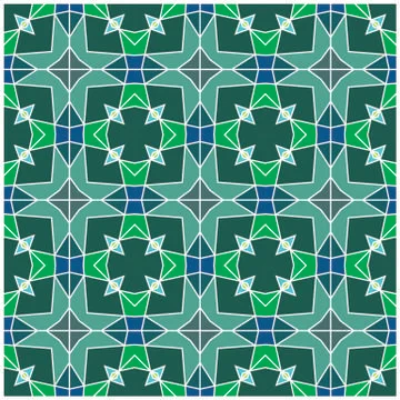 Seamless geometric pattern illustration Stock Illustration