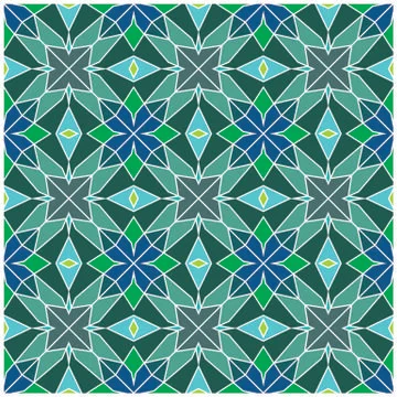 Seamless geometric pattern illustration Stock Illustration