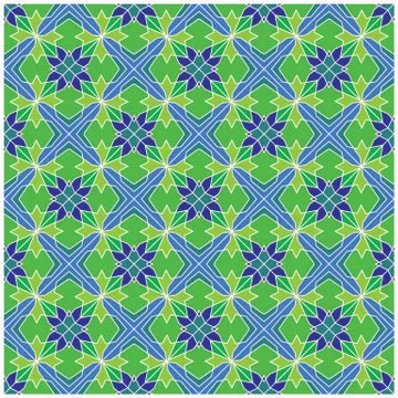 Seamless geometric pattern illustration Stock-Illustration