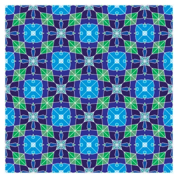 Seamless geometric pattern illustration Stock Illustration