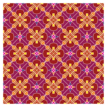 Seamless geometric pattern illustration Stock Illustration
