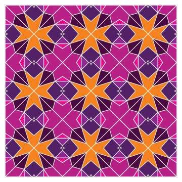 Seamless geometric pattern illustration Stock Illustration