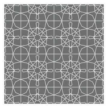 Seamless geometric pattern illustration Stock Illustration