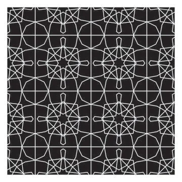 Seamless geometric pattern illustration Stock Illustration