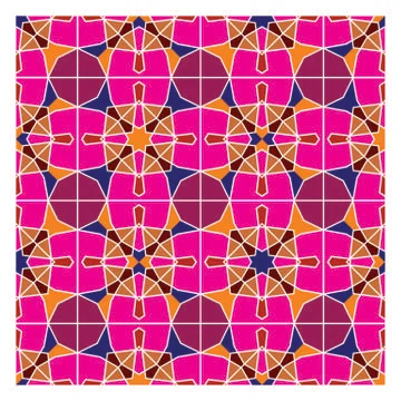 Seamless geometric pattern illustration Illustrazione stock