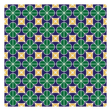 Seamless geometric pattern illustration Stock Illustration