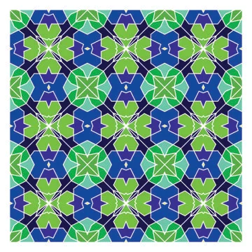 Seamless geometric pattern illustration Stock Illustration