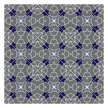 Seamless geometric pattern illustration Illustrazione stock