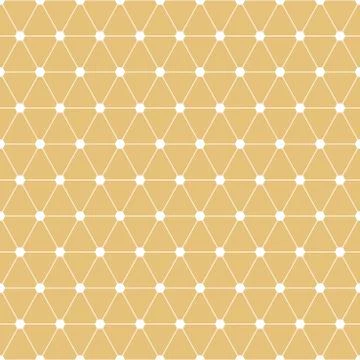 Seamless geometric pattern with interweaving thin lines triangle, hexagon pat Stock Illustration