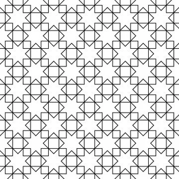 Seamless geometric pattern. Islamic pattern. arabic, indian ornament. Illustrazione stock