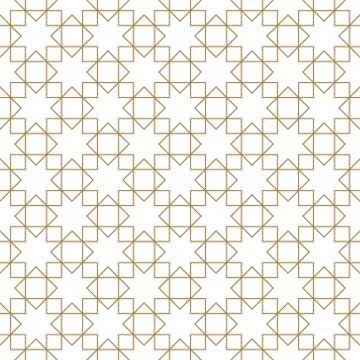 Seamless geometric pattern. Islamic pattern. arabic, indian ornament. Stock Illustration