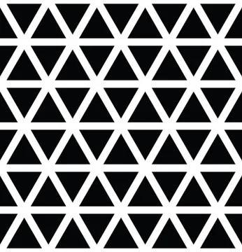 Seamless geometric pattern of isometric triangles. Abstract vector background in 库存插图