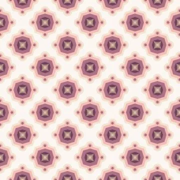 Seamless Geometric Pattern. Light Pattern On A Light Background. Pastel Shade Stock Illustration