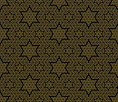 Seamless geometric pattern made up of diamonds Stock Illustration