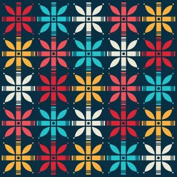 Seamless geometric pattern, modern background Illustrazione stock