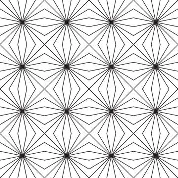 Seamless geometric pattern. Optical illusion Stock Illustration