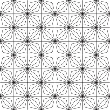 Seamless geometric pattern. Optical illusion Stock Illustration