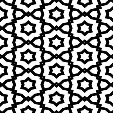 Seamless geometric pattern over white background Stock Illustration